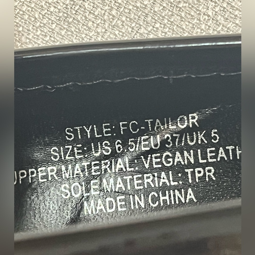 French Connection Taylor  VeganLeather Pointed Toe Loafers Shoes Preppy 6.5 - Picture 10 of 10
